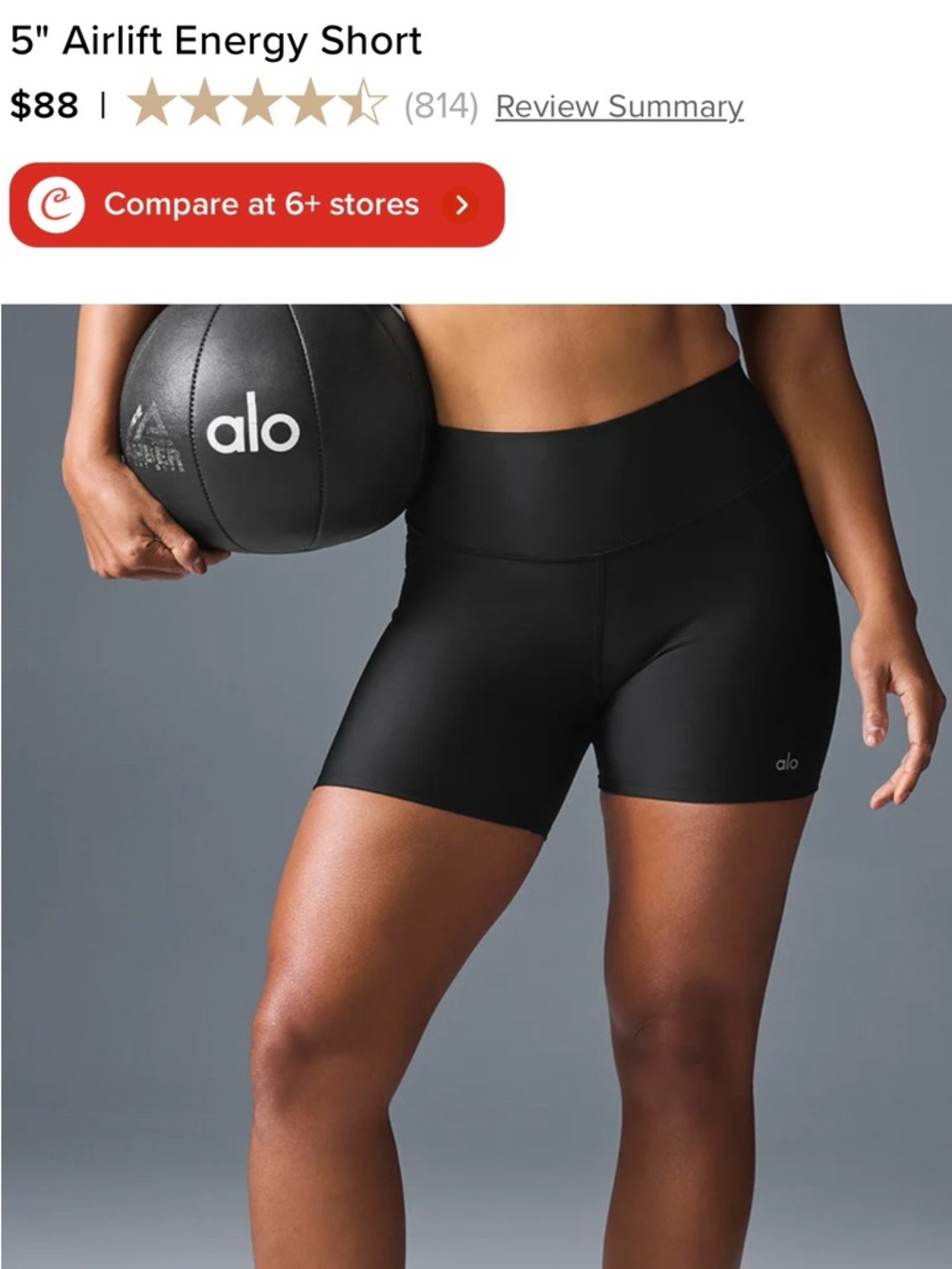 Alo High-Waist Black Leggings
